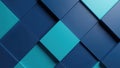 Abstract blue cubes pattern Royalty Free Stock Photo