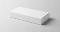 Blank White Rectangular Product Packaging Box Mockup Royalty Free Stock Photo