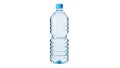 Clear plastic water bottle isolated on white background Royalty Free Stock Photo
