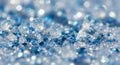 Blue Crystal Bokeh Abstract Light Texture Royalty Free Stock Photo
