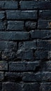 Dark and Textured. Industrial Brick Background Concept Royalty Free Stock Photo