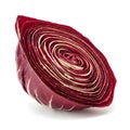 Cross section of red cabbage Royalty Free Stock Photo