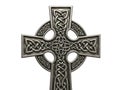 Intricate celtic cross design isolated on transparent background Royalty Free Stock Photo