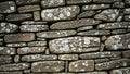 Timeless Endurance: Rustic Dry Stone Wall Texture Royalty Free Stock Photo