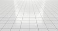 Minimalist white floor perspective background Royalty Free Stock Photo
