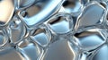 Electroplated Surface with Mirror-Like Reflection and Liquid Texture Royalty Free Stock Photo