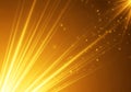 Golden Abstract Light Rays Background with Soft Glow Royalty Free Stock Photo