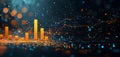 Vibrant Data Visualization: A Captivating View of Insights through Sparkling Graphs and Colors