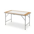 Folding table isolated on white background Royalty Free Stock Photo