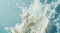 milk studio shoot solid color background