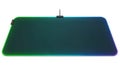 Gaming mouse pad with rgb lighting isolated on white background Royalty Free Stock Photo