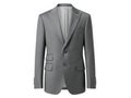 Gray suit jacket isolated on white background Royalty Free Stock Photo