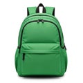 Green backpack isolated on white background Royalty Free Stock Photo