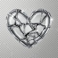 Geometric heart shape Royalty Free Stock Photo