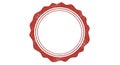 Vintage distressed oval red stamp border Royalty Free Stock Photo