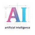 AI Letters Representing Artificial Intelligence Concept Royalty Free Stock Photo