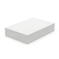 A large rectangular block of white foam material with a textured surface Royalty Free Stock Photo