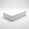 A large white rectangular block resting on a plain white surface Royalty Free Stock Photo