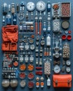 medical worker knolling style