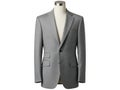 Men\'s gray suit jacket isolated on white background Royalty Free Stock Photo
