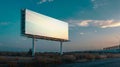 large billboard mockup outdoors