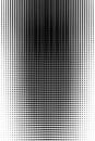Vertical speed line halftone pattern gradually thinning out effect Royalty Free Stock Photo