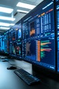 High-Tech Financial Dashboard Overview