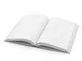 Open book isolated on white background Royalty Free Stock Photo