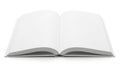 Open book isolated on white background Royalty Free Stock Photo