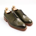 Olive Derby Shoes