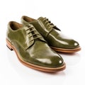 Olive Derby Shoes