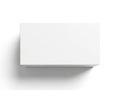 White box isolated on white background Royalty Free Stock Photo