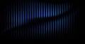 Abstract Blue Vertical Lines on Black Background Royalty Free Stock Photo