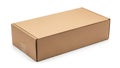 Cardboard box isolated on white background Royalty Free Stock Photo