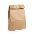 Paper bag isolated on white background Royalty Free Stock Photo