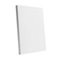 White book cover isolated on transparent background Royalty Free Stock Photo