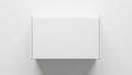 White box isolated on white background Royalty Free Stock Photo