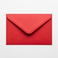 Red envelope isolated on white background Royalty Free Stock Photo