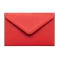 Red envelope isolated on white background Royalty Free Stock Photo
