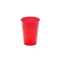 Red plastic cup isolated on transparent background isolated on transparent background Royalty Free Stock Photo