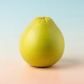 Single Yellow Grapefruit on Surface Royalty Free Stock Photo
