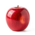 Single red apple isolated on white background Royalty Free Stock Photo