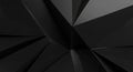 Abstract modern black and gray geometric background with sharp angles and dynamic lines Royalty Free Stock Photo