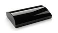 Sleek black rectangular object Royalty Free Stock Photo