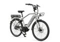 Modern electric bicycle with integrated battery Royalty Free Stock Photo