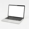 Modern laptop isolated on white background Royalty Free Stock Photo