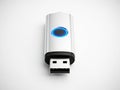 Modern usb flash drive isolated on white background Royalty Free Stock Photo