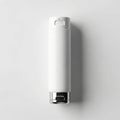 Modern white cylindrical storage container Royalty Free Stock Photo