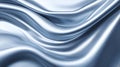 Silken Waves: A Serene Blue Fabric Texture Background Illustration Royalty Free Stock Photo