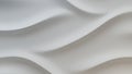 Soft White Abstract Waves in Minimal Design Royalty Free Stock Photo
